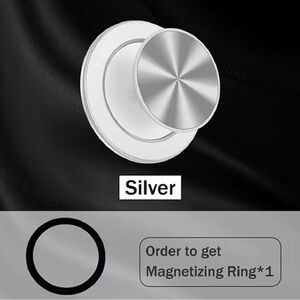 Aluminum socket magnet phone ring grip phone iPhone 17, 16,15,14,13,12 pro max
